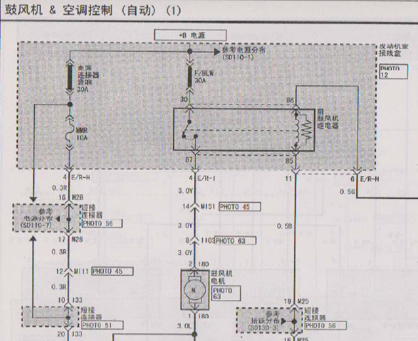2007年起亚索兰托空调电路图