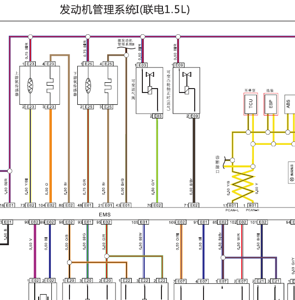 16年力帆迈威发动机线路图