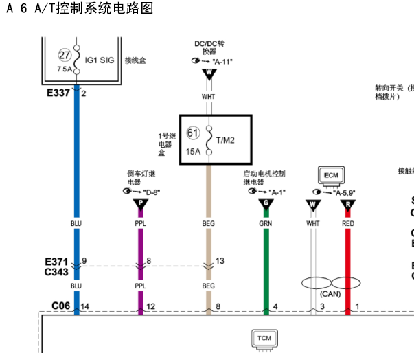 铃木维特拉变速箱电路图