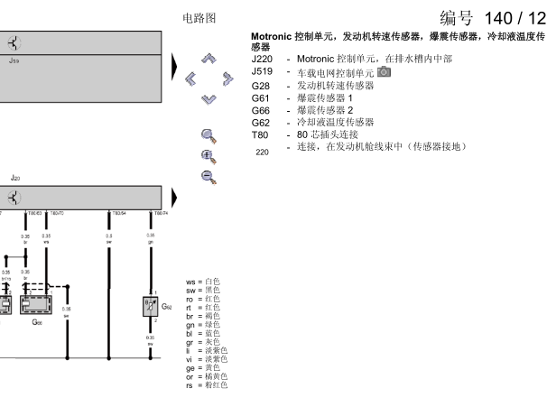 08年迈腾冷却系统电路图