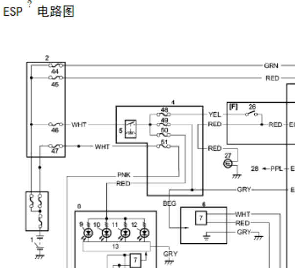 2015年铃木锋驭ESP电路图