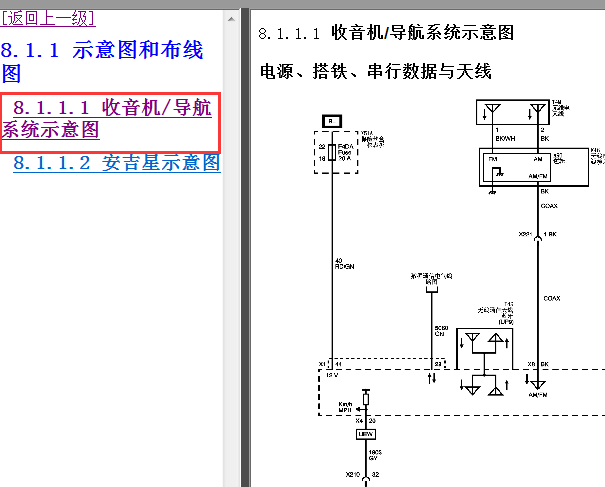 2013-014年别克君威音响电路图