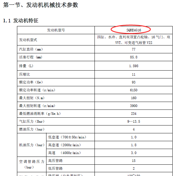 奇瑞A3 SQRE4G16发动机正时