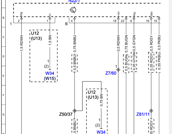 10年奔驰S300L空调电路图