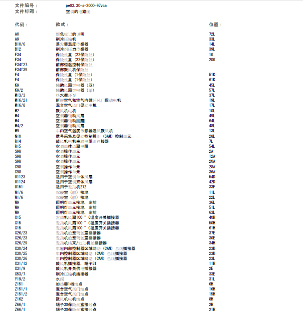 11年奔驰维雅诺风扇线路图