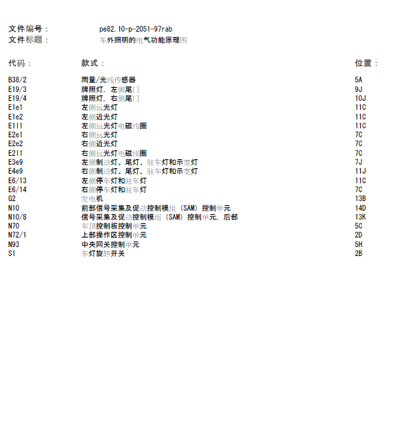 13年奔驰R350大灯线路图