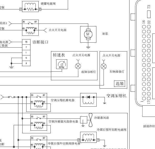 MT20仪表线路图