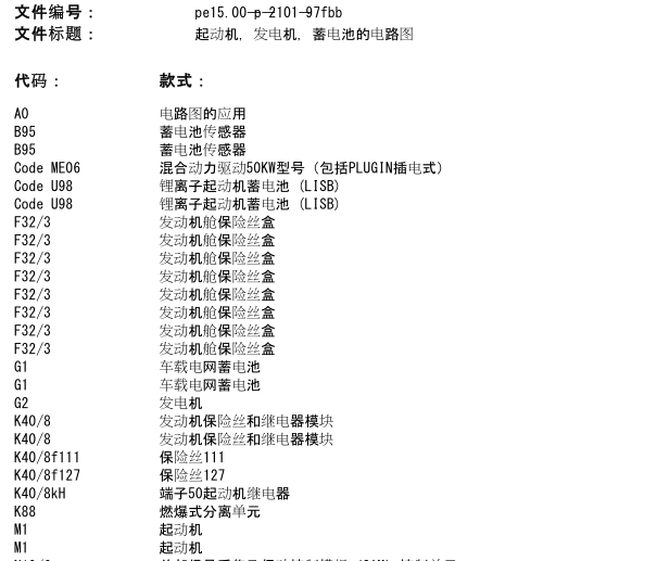 16年奔驰C200L启动系统电路图