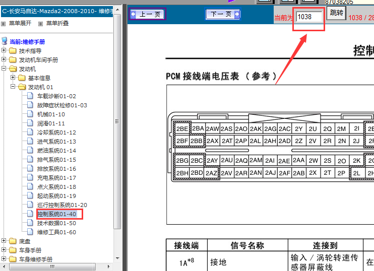 10年长安马自达3发动机针脚图