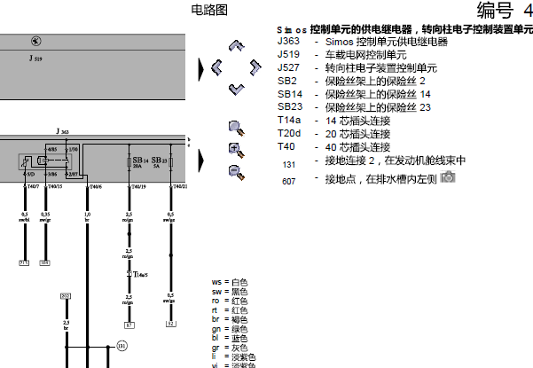 2008年大众速腾发动机电路图