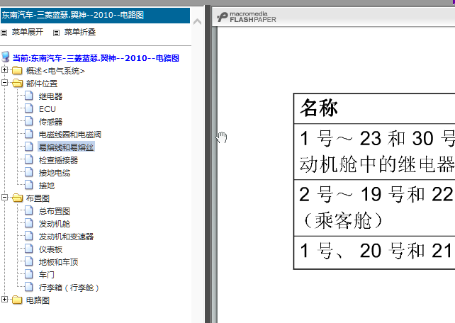 10年翼神保险丝资料