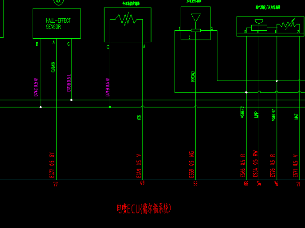 重庆力帆X60发动机电路图