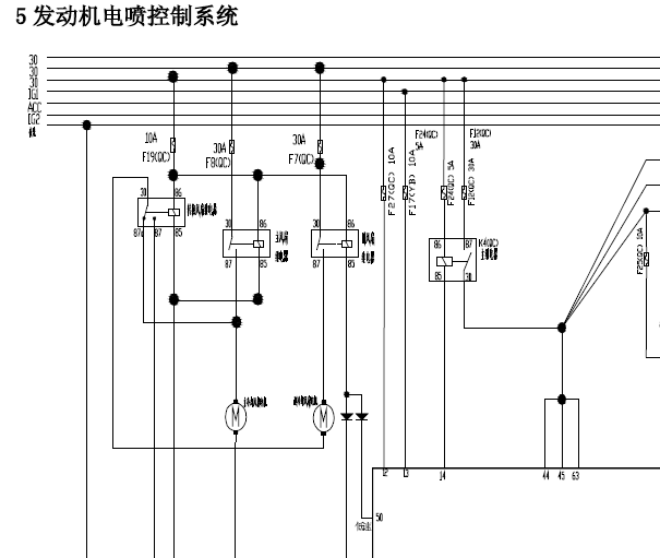 2009年奇瑞瑞虎发动机电路图