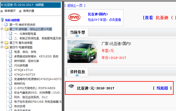 2016-2017年比亚迪元电路图