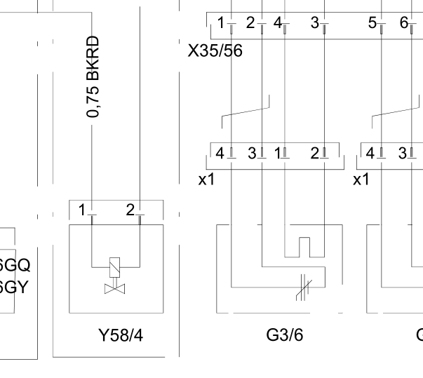 2011年奔驰G55二次空气泵线路