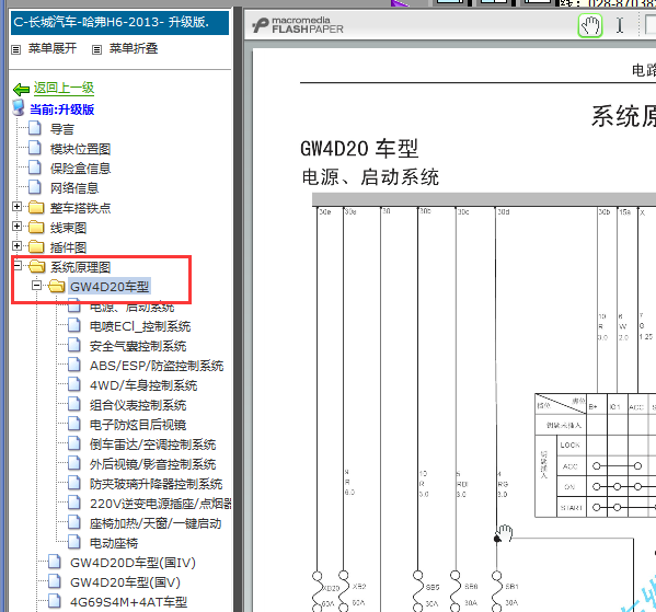 2013年长城哈弗H6电路图