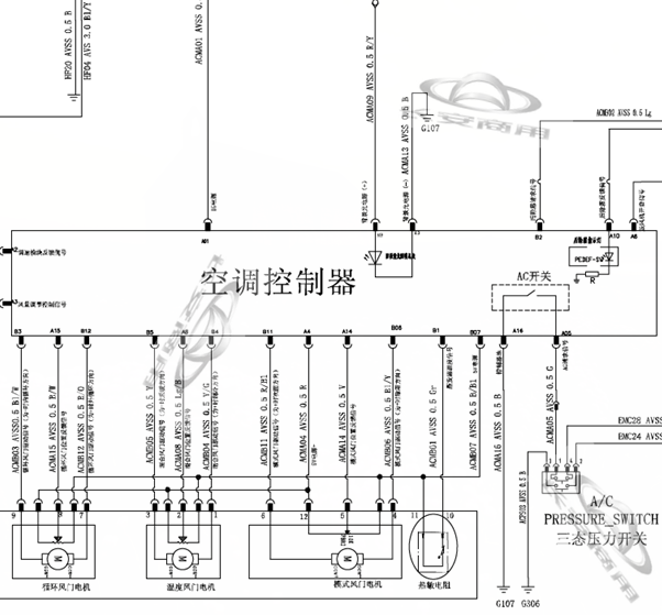 17年长安欧尚空调线路图