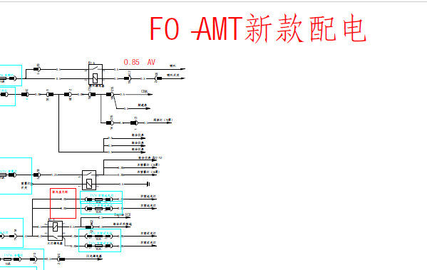 比亚迪F0变速箱电路图
