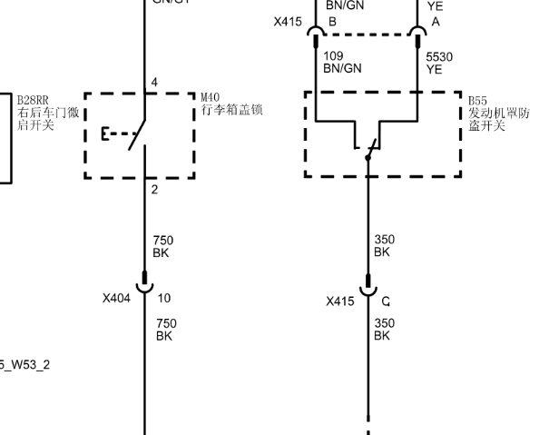 15年英朗机盖锁电路图