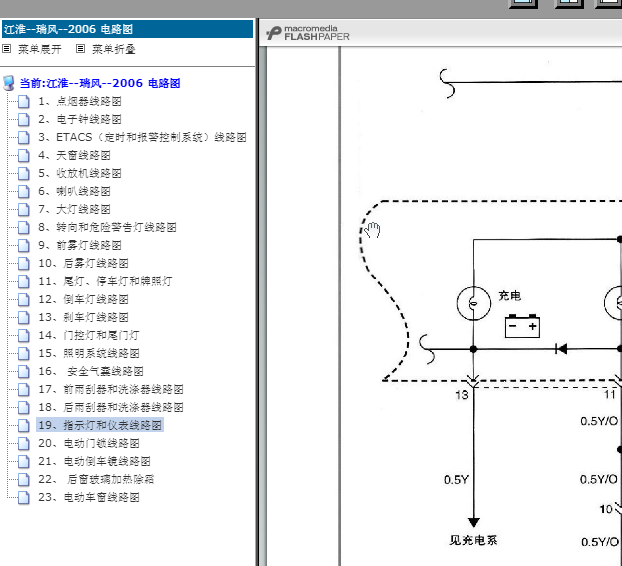 06年江淮瑞风电路图