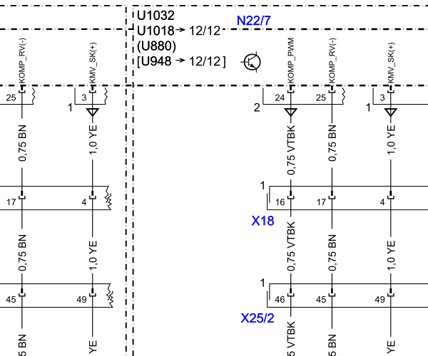 12年奔驰ML350空调电路图
