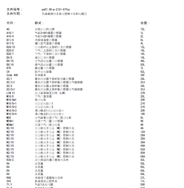10年奔驰E200C发动机线路图