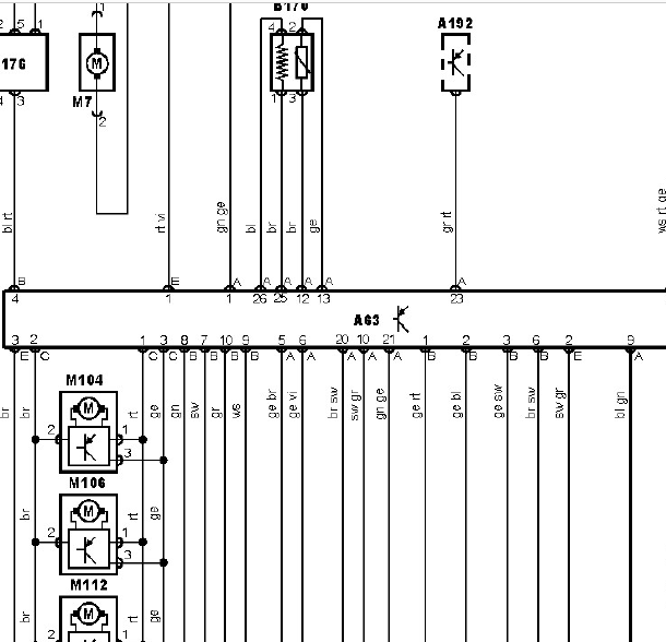 02年宝马3+3+12+26空调电路图