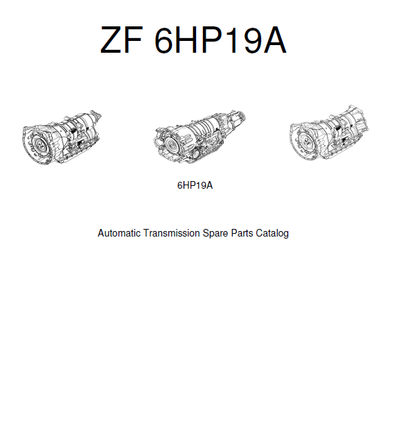 05年宝马6HP19变速箱资料