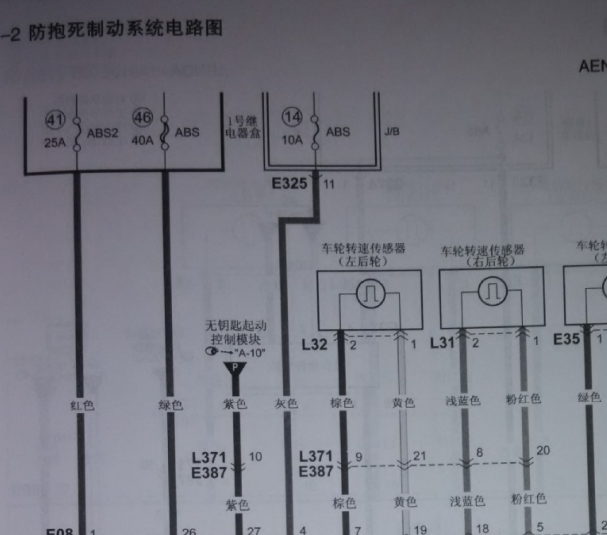 铃木锋驭ABS电路图
