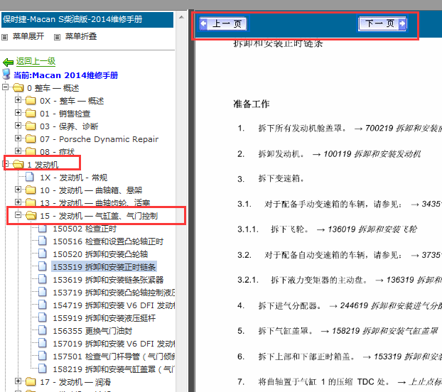 2014年保时捷MACAN正时资料