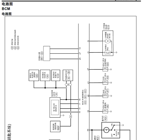 17年启辰D60车身电路图