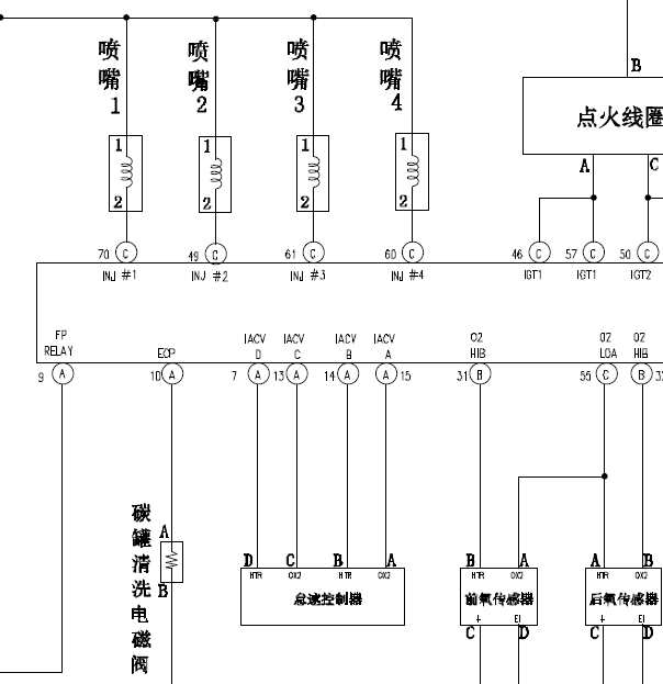 阁瑞斯4RB2发动机电路图
