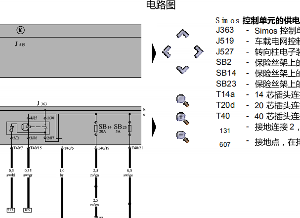 2008年大众速腾发动机电路图