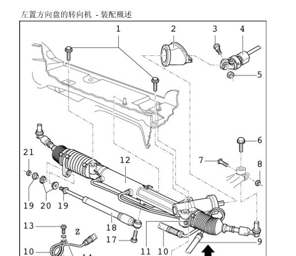 大众帕萨特转向系统资料