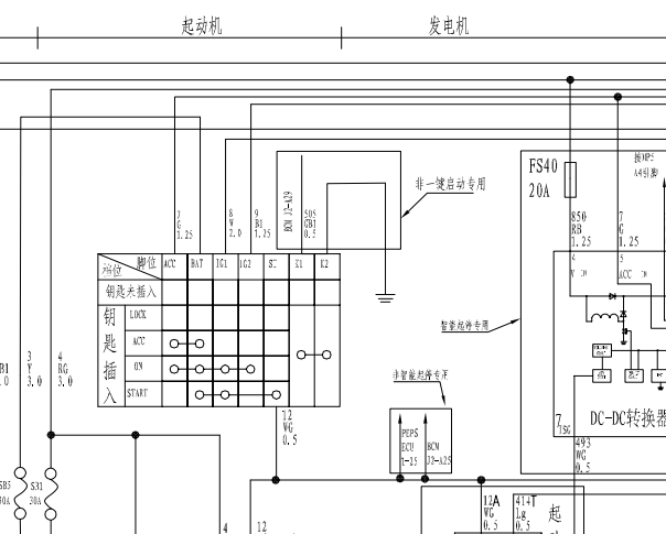 2013年长城C50发动机电路图