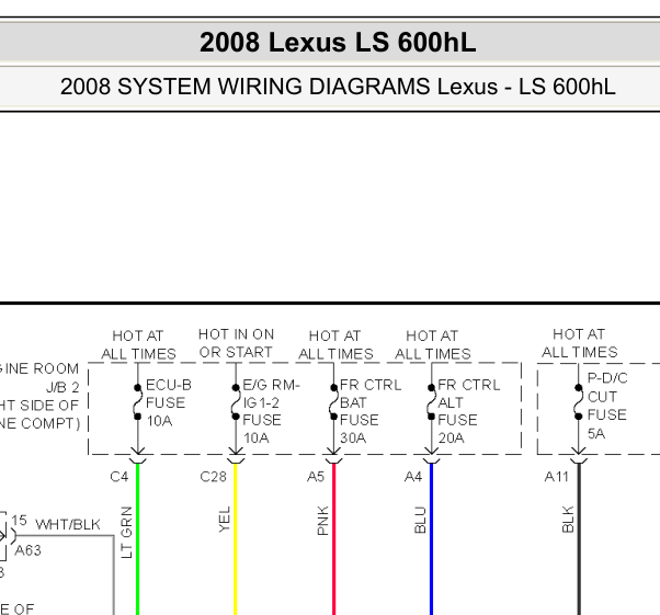08年雷克萨斯LS600HL功放电路图