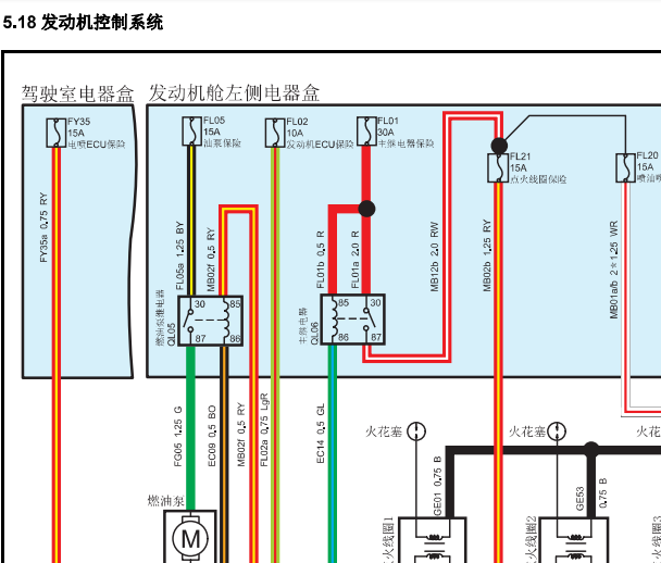 4G63S4T发动机电路图