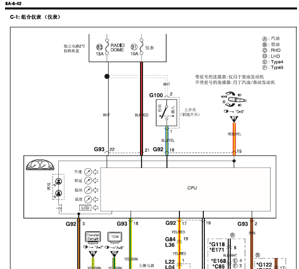 07年铃木吉姆尼仪表线路图
