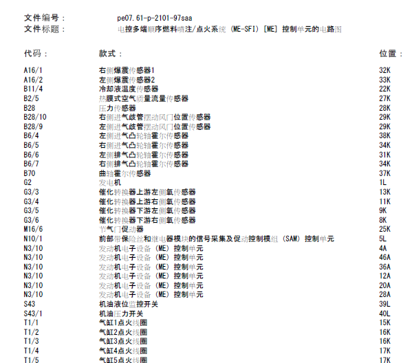 10年奔驰S400L发动机线路图