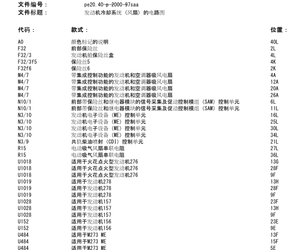 08年奔驰S600风扇系统线路图