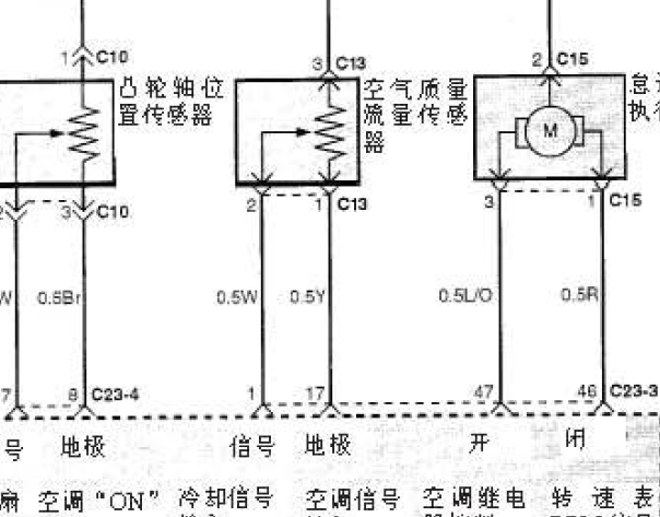 华泰圣达菲空气流量传感器电路图