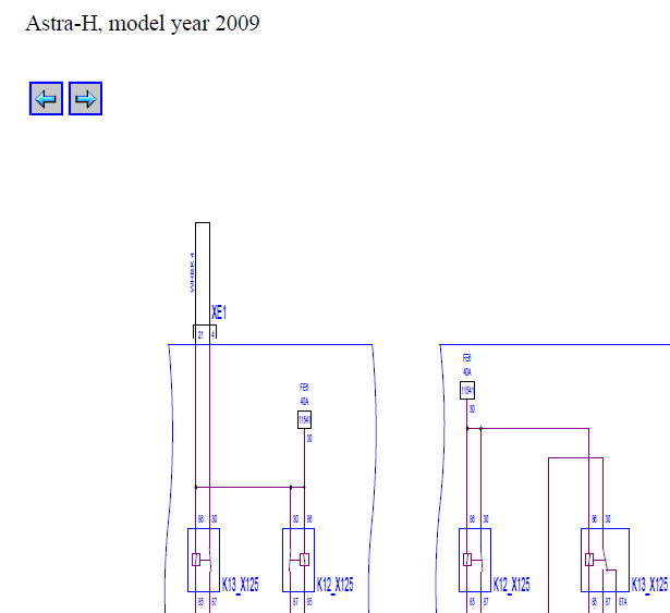 2009年欧宝雅特冷却风扇电路图