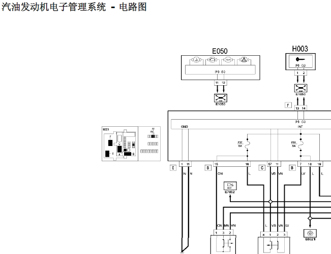 菲亚特菲翔发动机电路图