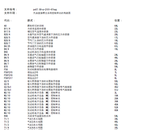 17年奔驰GL450发动机线路图