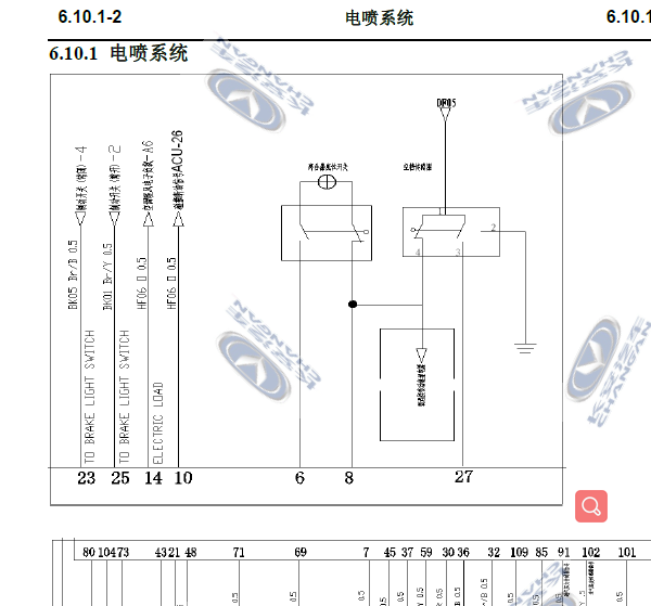 17年长安CS35发动机线路图