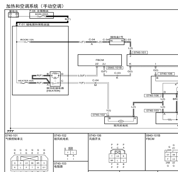 17年马自达昂克赛拉空调线路图