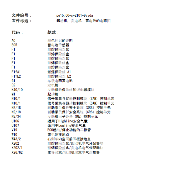 17年奔驰威霆起动系统线路图