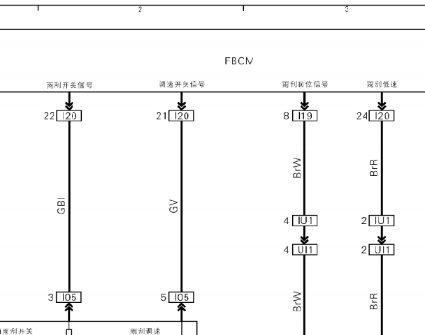 2012-2014年力帆720车身电路图