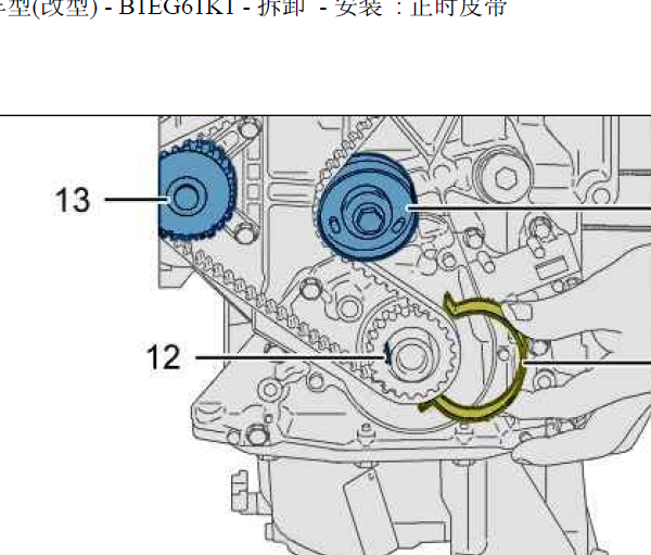 标致307 发动机正时