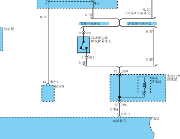北京现代名驭发动机电路图